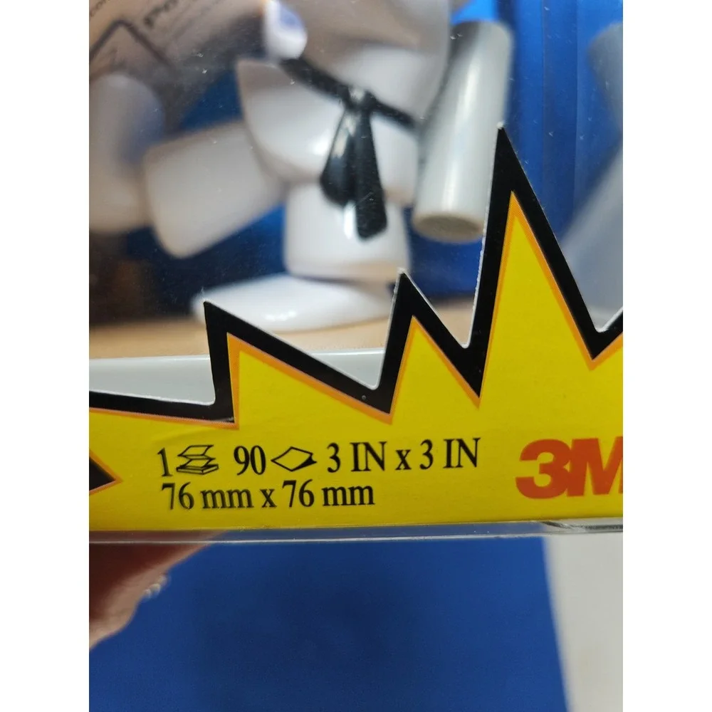 Post It Note Dispenser Karate Martial Arts WHAM! Whimsical Man w/Pen Holder New